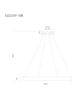 Подвесная люстра Arte Lamp