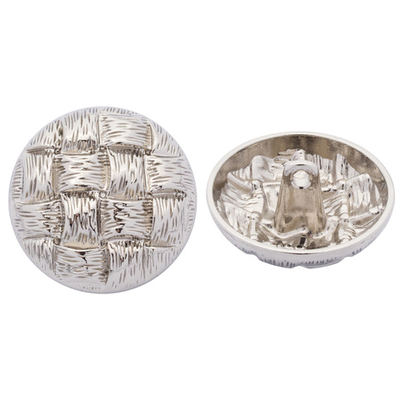Пуговицы металл на ножке 36L=23 мм, M.Silver (матовый серебристый), 10 шт, MP03