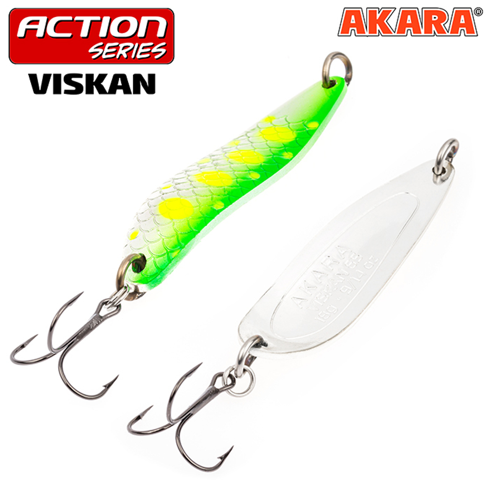 Блесна колебалка Akara Action Series Viskan 80 32 гр. 1-1/7 oz. AB98