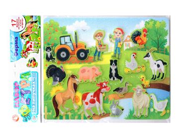 Набор из фетра на липучках "Ферма" (европодвес)