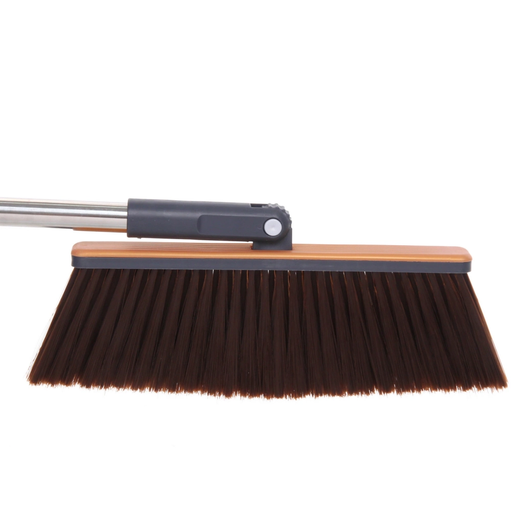 Набор для уборки, щетка для пола с совком «Disco» серый 1103