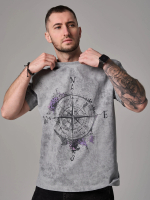 Футболка мужская "Роза ветров"