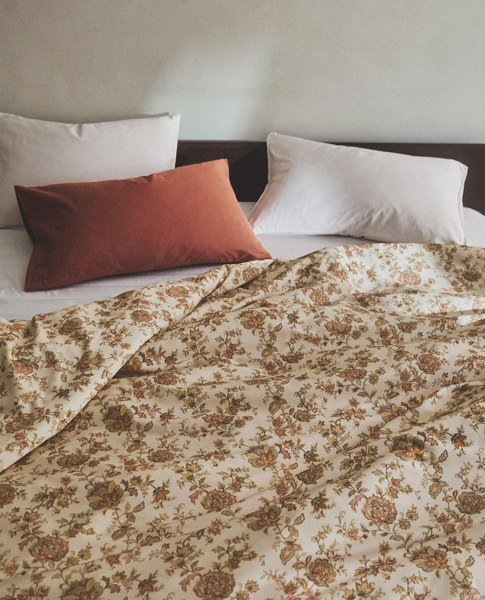 Пододеяльник Zara Home сатин, хлопок 100%, с цветочным принтом, 6186/088