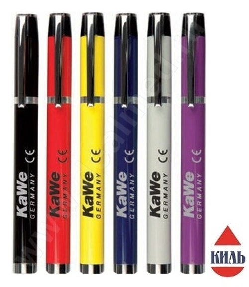 Фонарик диагностический цветной KAWE Cliplight LED (клипса с включателем)