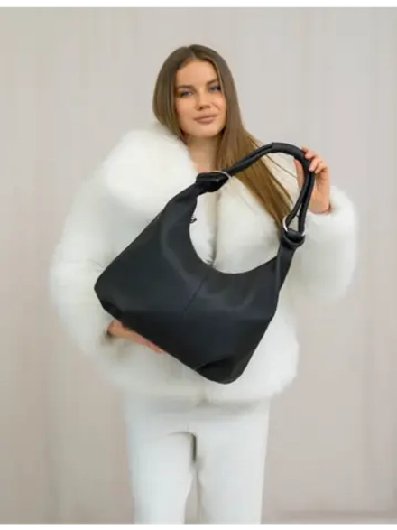 Сумка через плечо шоппер натуральная кожа