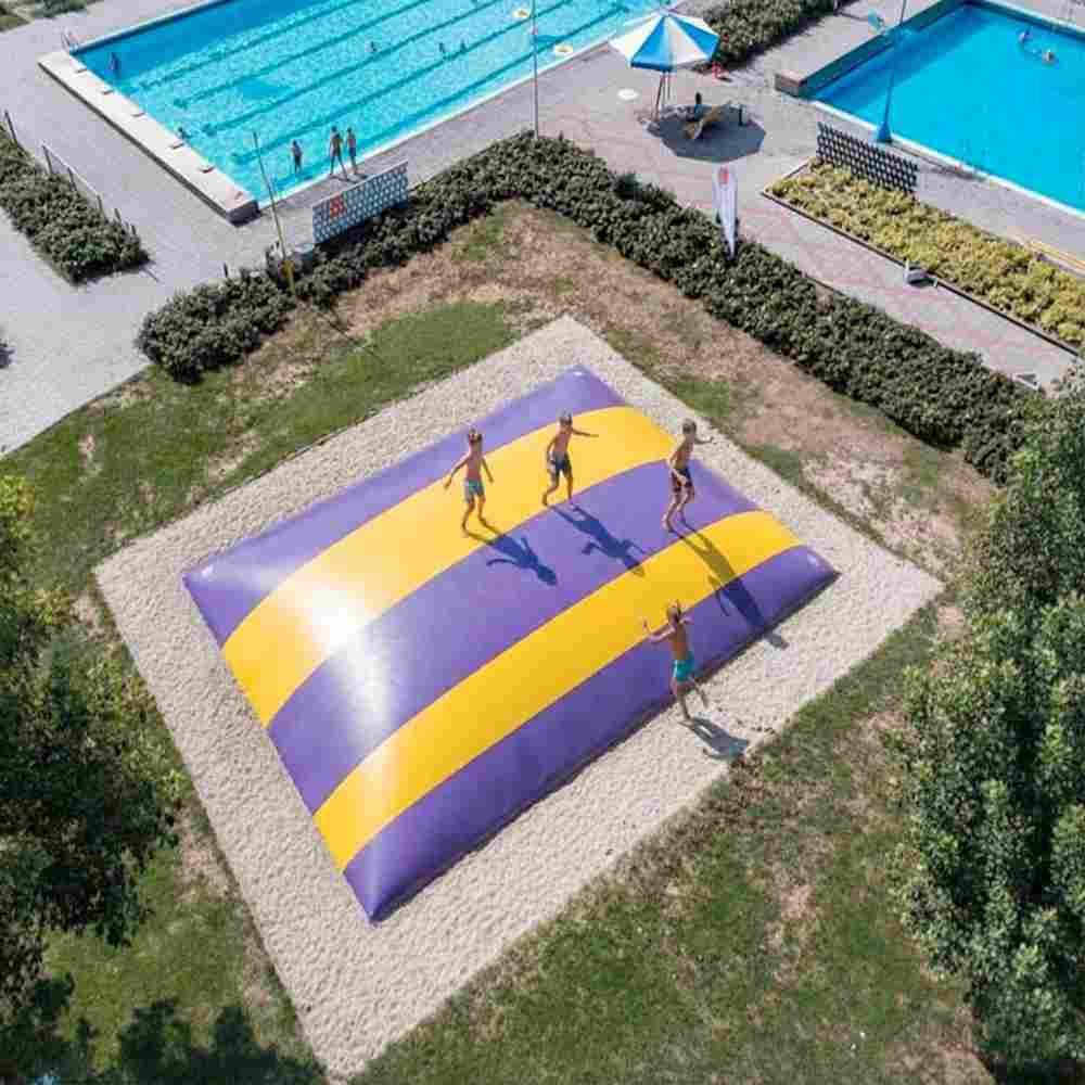 Надувная подушка «Солнечно-фиолетовая» для установки в грунт, 20×10×2 м