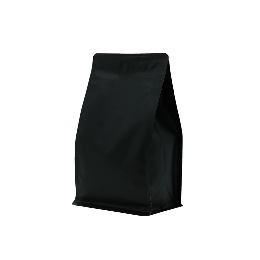 Пакет для кофе 0,25 кг (Квадропак — чёрный крафт)