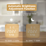 Часы VST-872S-6 White (C/дата/деревянный корпус) USB