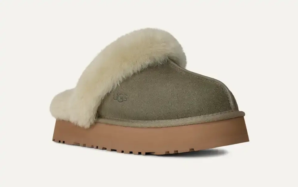 UGG Тапочки Zapatillas Disquette, зеленый