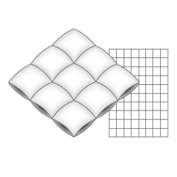 Одеяло пуховое всесезонное 155х200 Brinkhaus Carat Германия схема