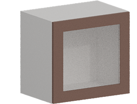 Кухня Модуль ШВГС 509 Графит / Пудрово-розовый