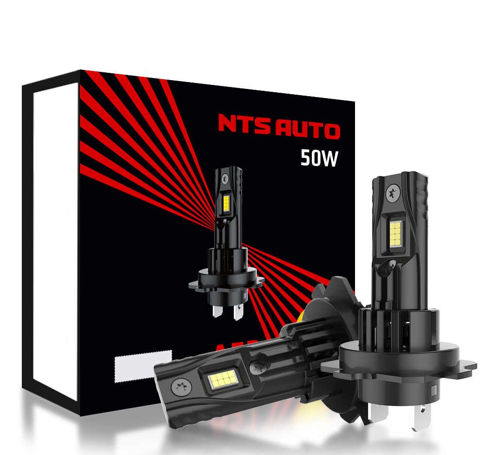 Автолампа LED Н 7 к-т (станд цок) (без обманки) 12-24V A53 50W 4300К 1400Lm "NTS" (A53-H7-4300К)