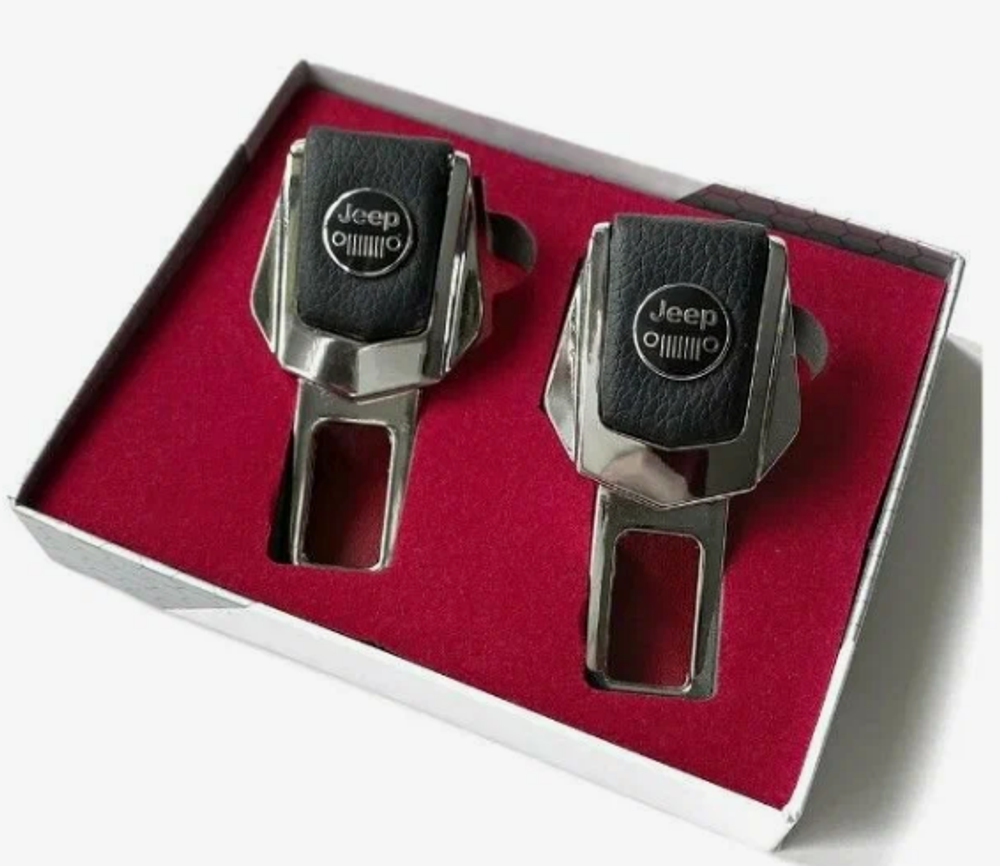 Заглушка ремня безопасности НАБОР "ДЖИП/JEEP" (кт2шт) 104-JP