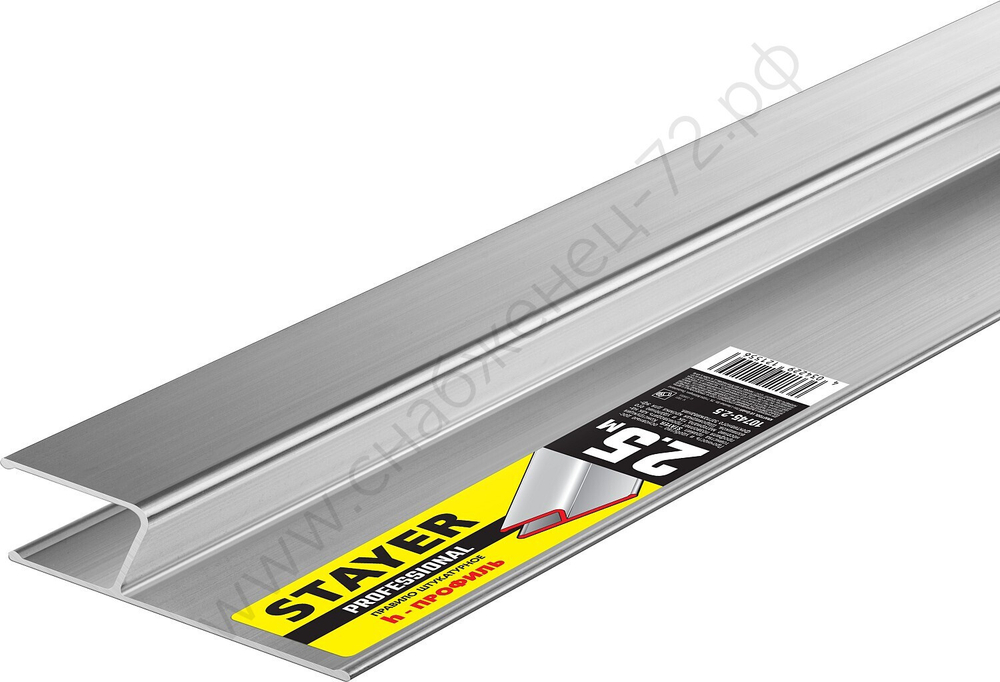 STAYER 2.5 м, Правило штукатурное, Professional (10745-2.5)