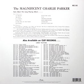 Charlie Parker / The Magnificent Charlie Parker (Coloured Vinyl)(LP)