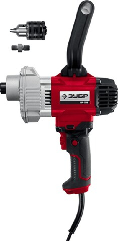 ЗУБР 1100 Вт, М14, дрель-миксер (МР-1100)