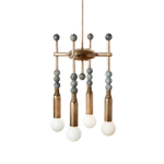 Chandelier  Talisman by Apparatus (4 lampshade )