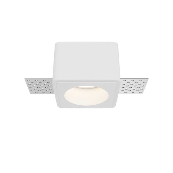 Встраиваемый светильник Maytoni Technical Gyps Modern DL123-GU10-01-W