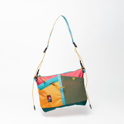 Сумка Sacoche желтый/розовый/темный хаки