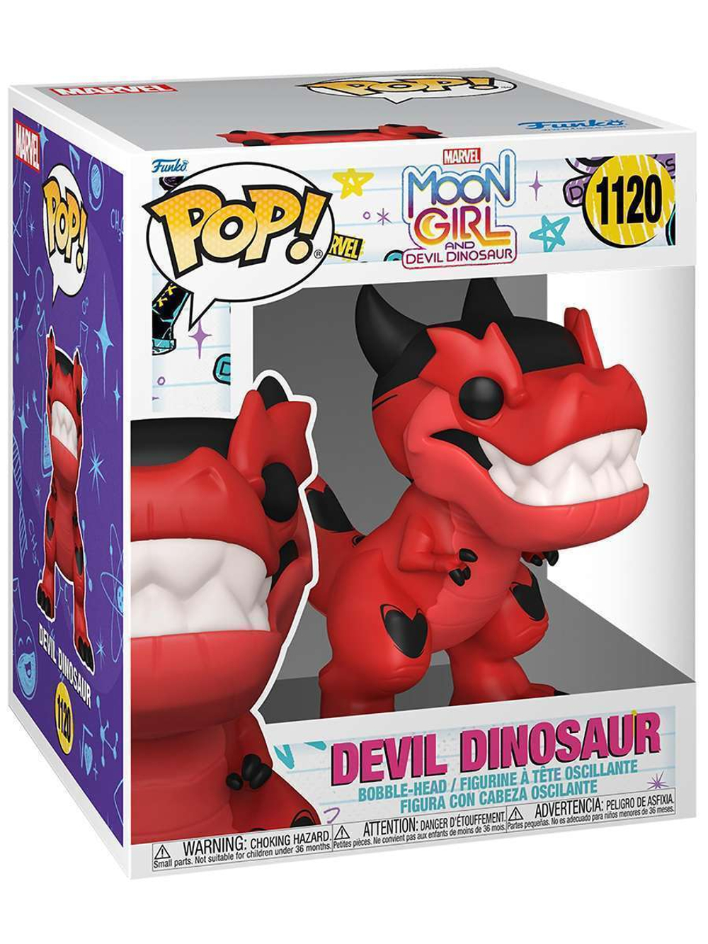 Фигурка Funko POP! Bobble Marvel Moon Girl and Devil Dinosaur Devil Dinosaur 6" (1120) 65673