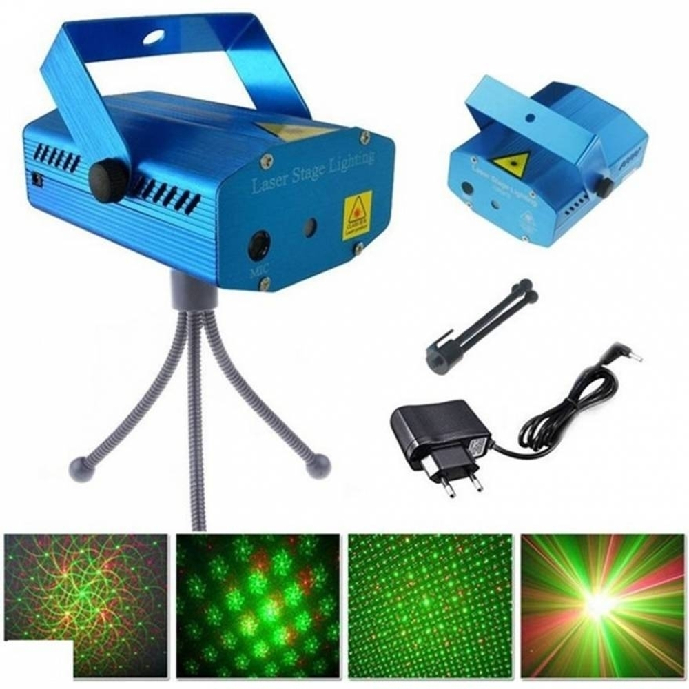 Лазерный проектор "Mini Laser Stage Lighting" звезды