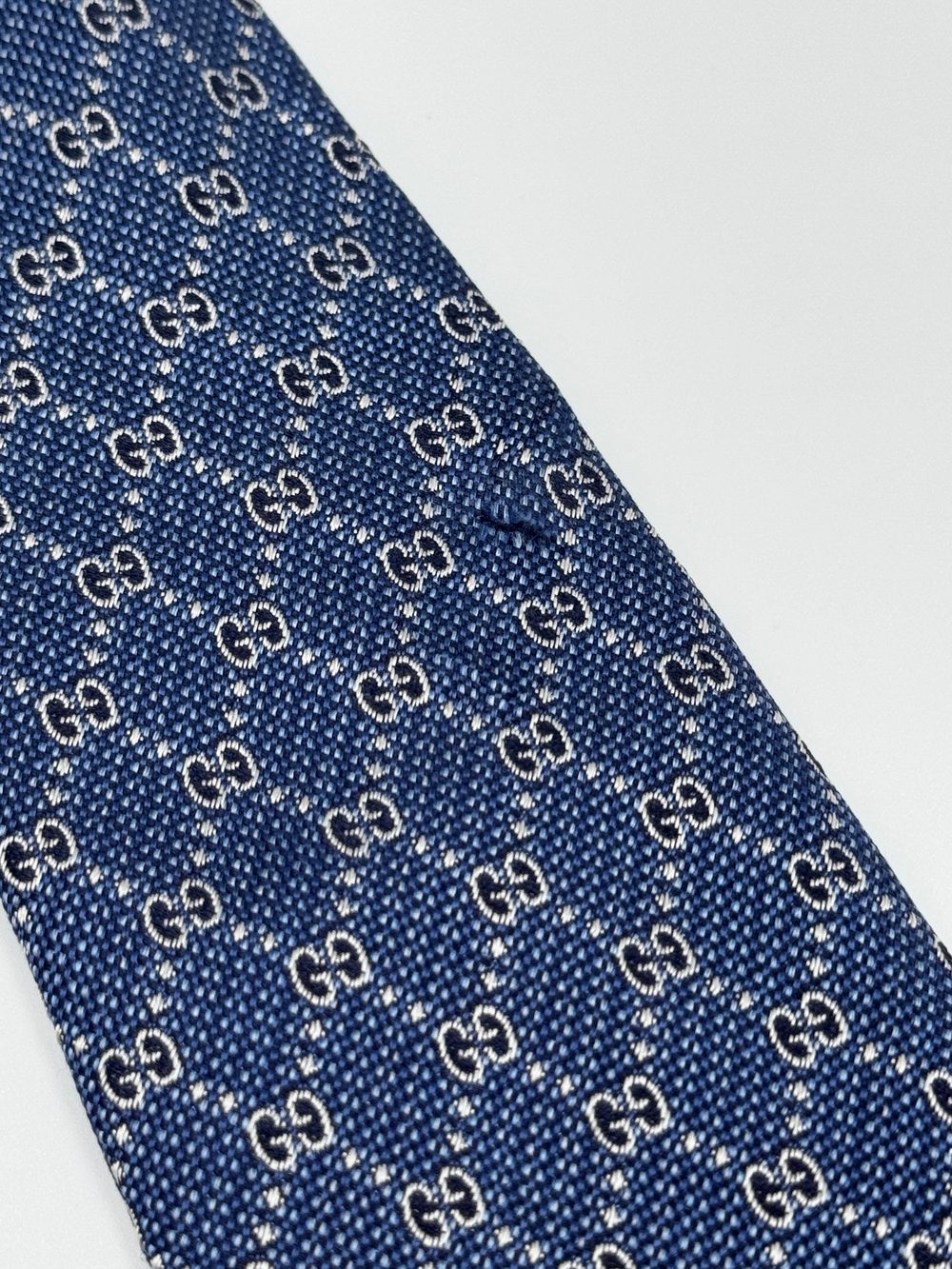 Галстук синий Gucci