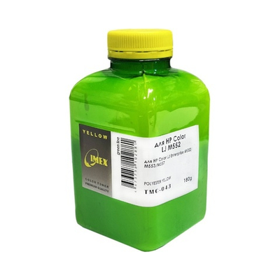Тонер IMEX тип TMC043 для HP Color LJ M552/M553/M557 (180гр, желтый, Polyester) Green Line