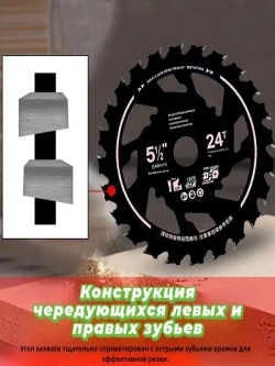 Диск пильный 125 x 1.5 x 20; 24 зуб.