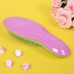 Расческа массажная компактная «Manhattan style», цвет сиреневый/мятный, 20,5*7,5см