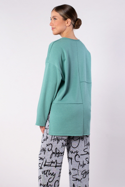 Джемпер женский 4381зп, шалфей #58Ш034381зп