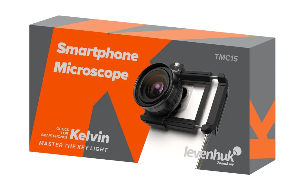 Микроскоп для телефона Levenhuk Kelvin TMC15 - упаковка