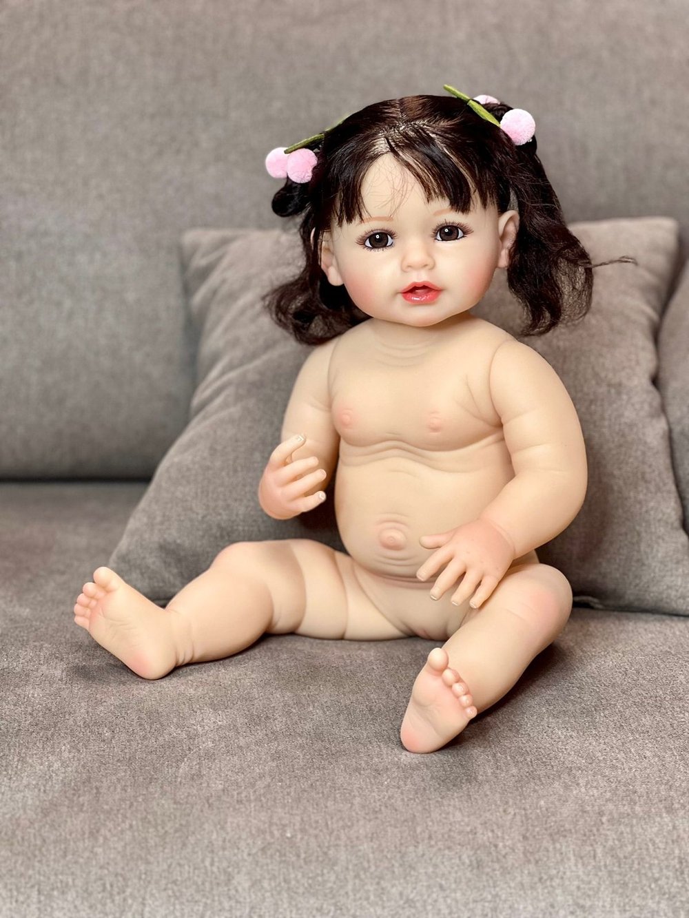 Кукла Реборн виниловая 55см в пакете (FA-308)