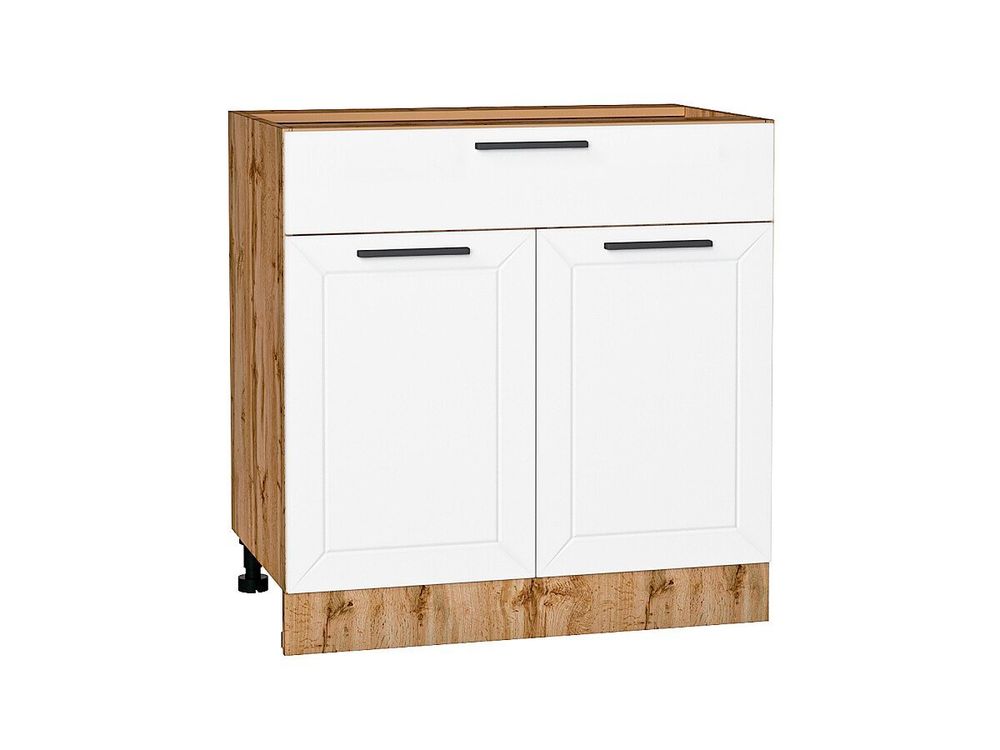 Шкаф нижний с 2-мя дверцами и ящиком Глетчер