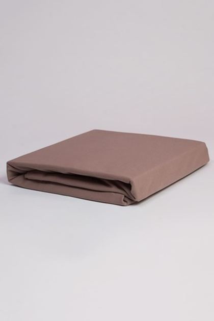 Простыня на резинке 90х200х40 German Grass Noble Traditions Jersey Taupe коричневая Светло-коричневый (тауп)