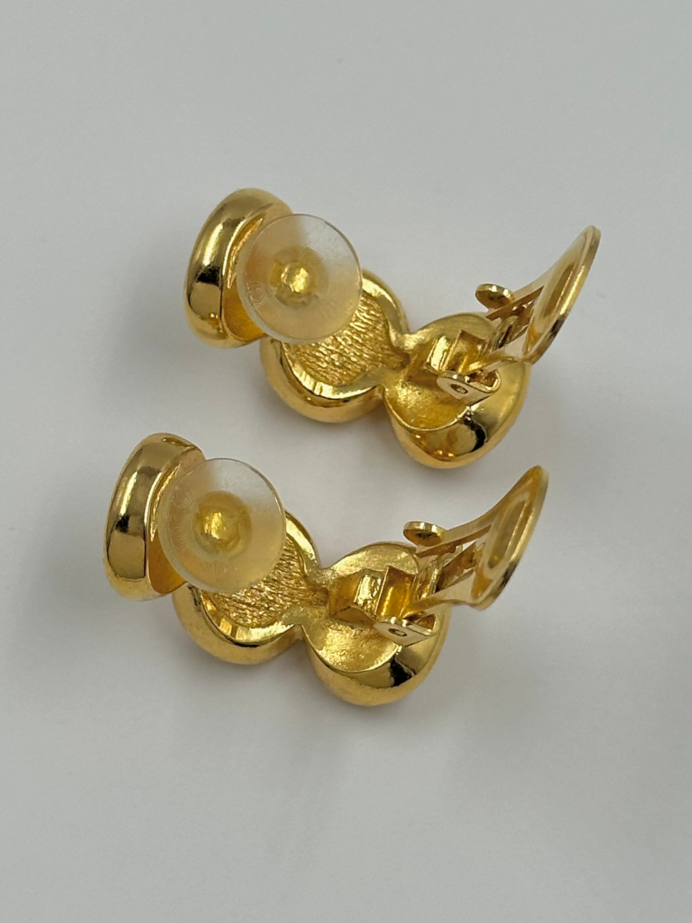 Клипсы полукольца с «жемчугом» Christian Dior