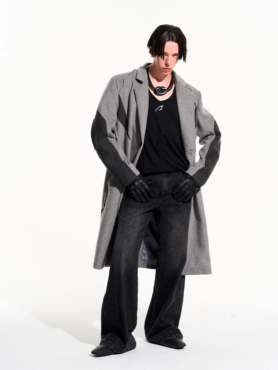 Пальто BLIND "Raw Edges" Wool Coat