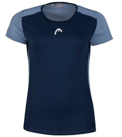 Футболка для девочки теннисная Head Sammy T-Shirt G - dark blue/infinity blue