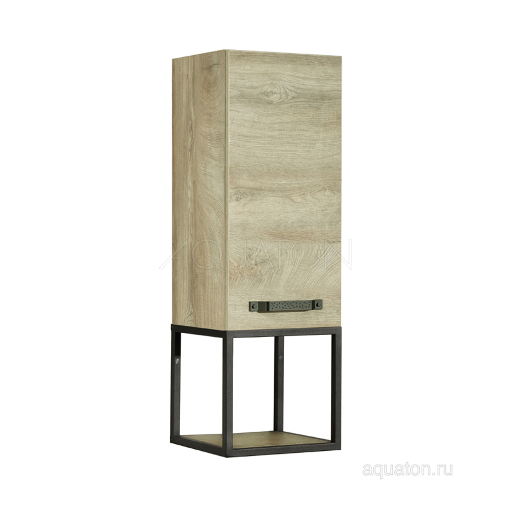 Полка AQUATON Лофт Фабрик дуб эндгрейн 1A242703LTDU0