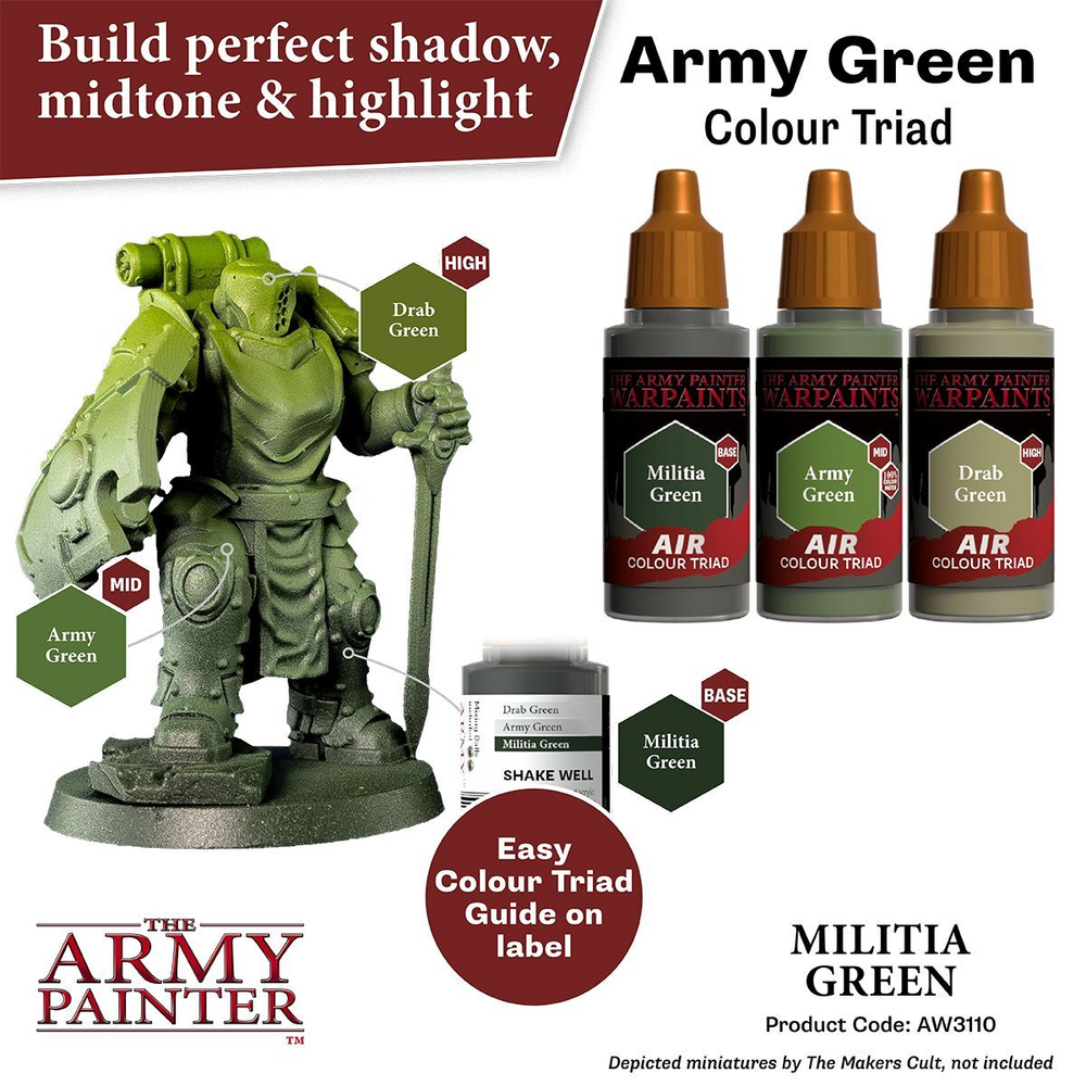 Warpaints Air: Militia Green