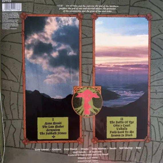 Black Sabbath – Tyr (2024 Remaster) (Ultra Clear) LP