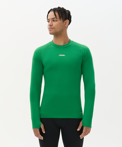 Джемпер компрессионный утепленный CAMP PerFormDRY Baselayer Top Warm, зеленый