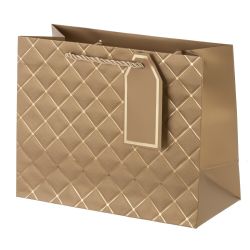 GAEM Пакет подарочный (бумага 210г/м2, блок 12шт), L23 W10 H18 см, 5в.