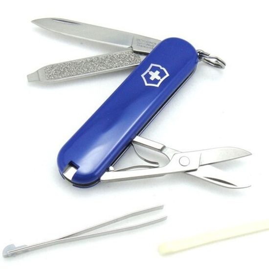 Нож Victorinox Мод. Classic Blue (58мм) - 7 функций