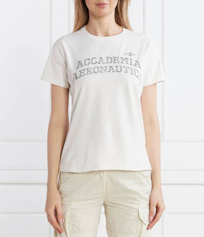Футболка Aeronautica Militare - экрю(TS2203DJ469)