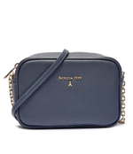 Кожаная сумка-мессенджер Patrizia Pepe - голубой(CB0071 L001)