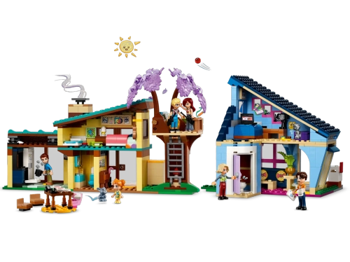 Конструктор LEGO Friends 42620 Семейные дома Олли и Пейсли