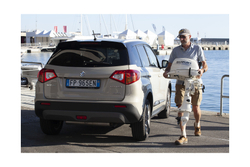 Мотор лодочный Suzuki DF6AS, белый