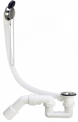 311537 Слив перелив Viega для ванны пластик белый