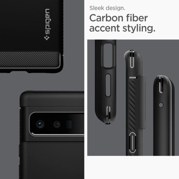 Чехол Spigen Rugged Armor для Google Pixel 6 Pro (2021) - Matte Black