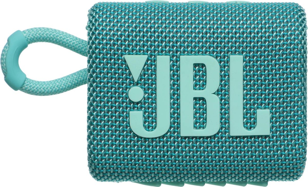 Колонка портативная JBL GO 3, 4.2Вт, бирюзовый [jblgo3teal]